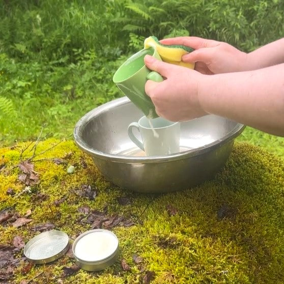 Biohajoava tiskisaippua Kastehelmi