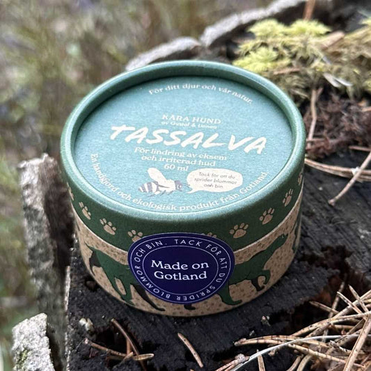 Ekologinen tassuvoide on tassurasva ärtyneelle iholle