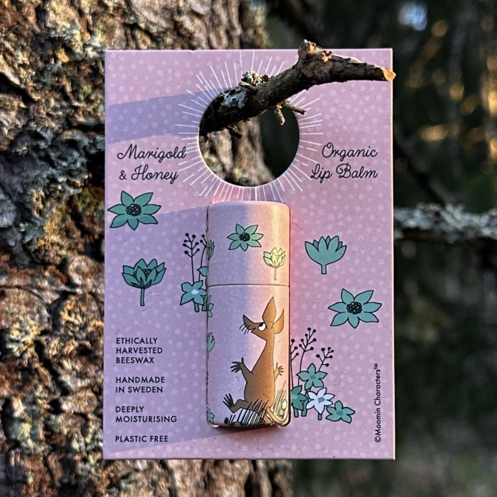 Muumi-huulirasva Nipsu Kehäkukka & hunaja