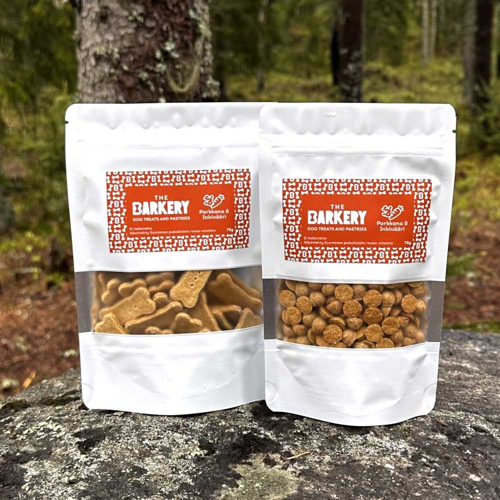 The Barkery koirankeksit porkkana & inkivääri 