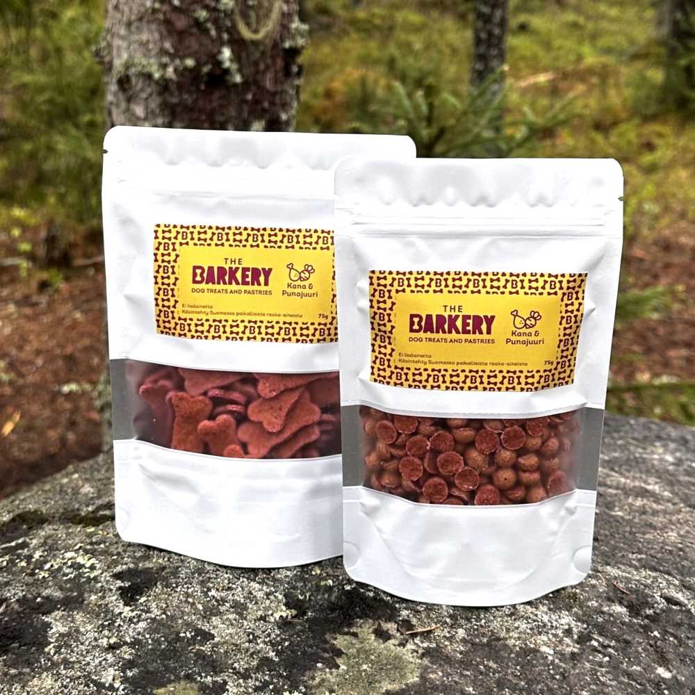 The Barkery koirankeksit kana & punajuuri