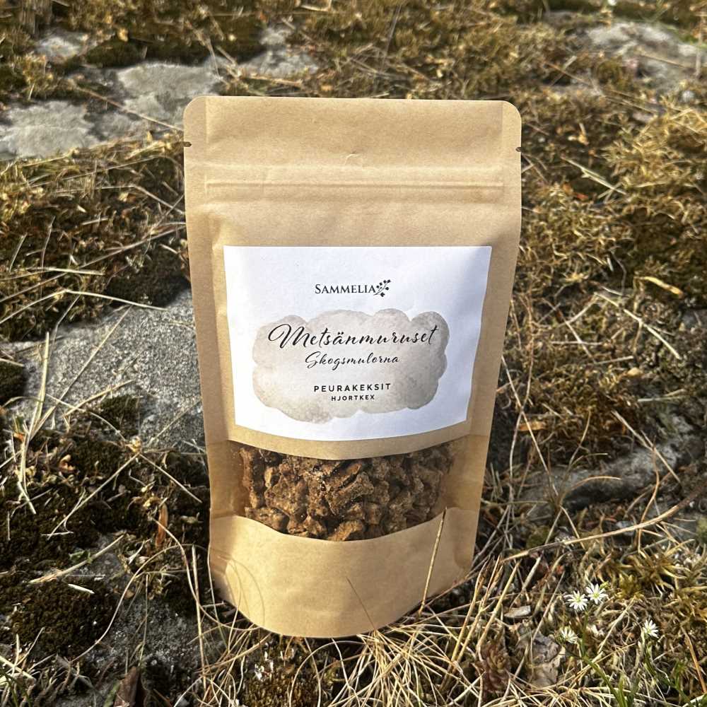 Sammelia Metsänmuruset kotimaiset peurakeksit koiralle