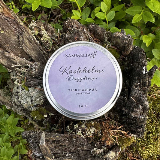 Biohajoava tiskisaippua Kastehelmi