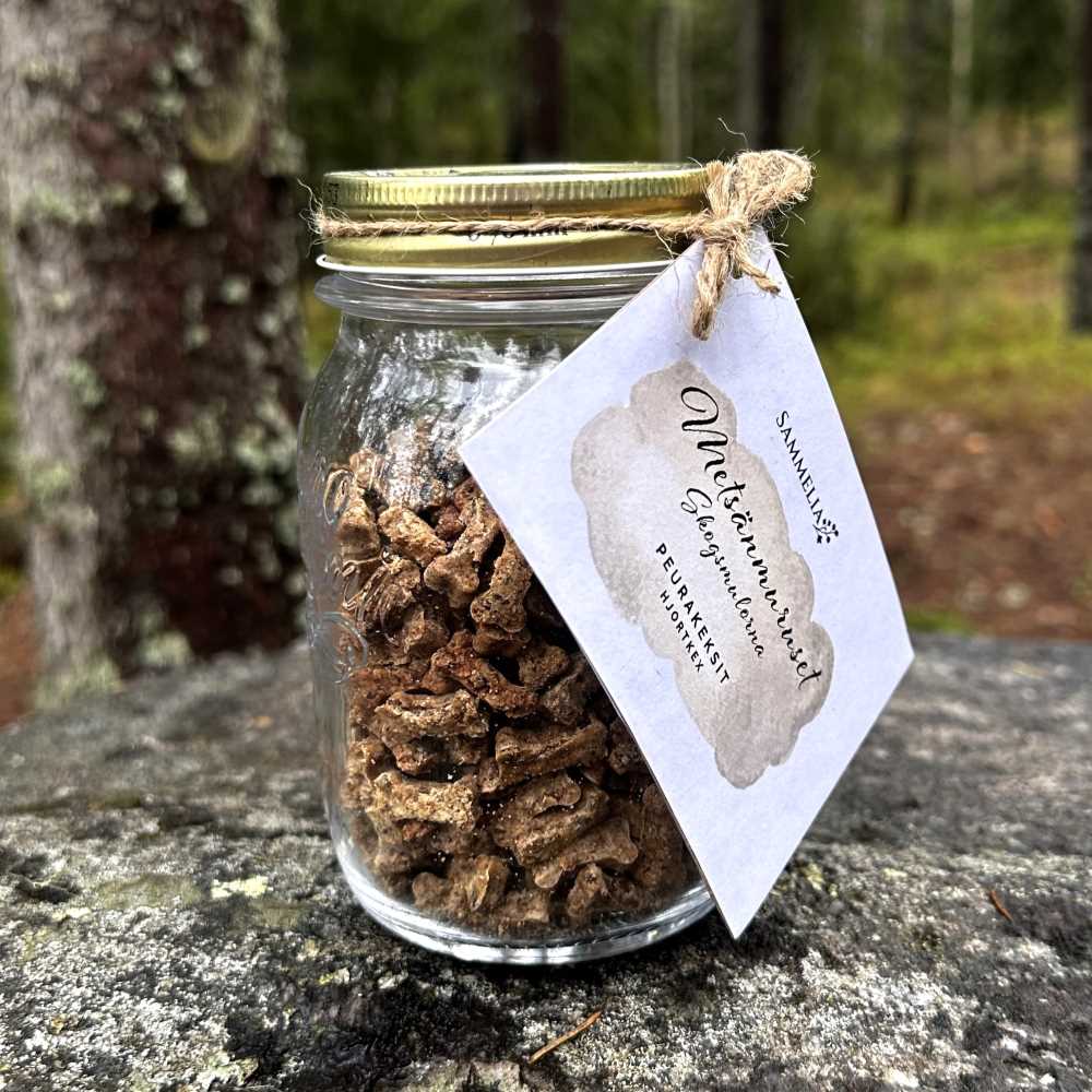 Sammelia Metsänmuruset lasipurkissa