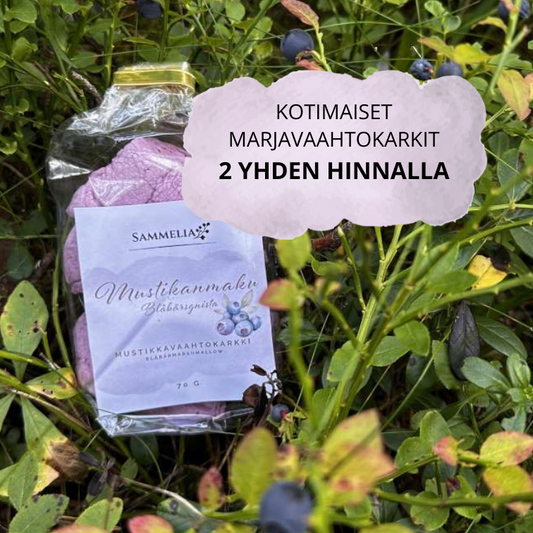 Mustikkavaahtokarkki Mustikanmaku